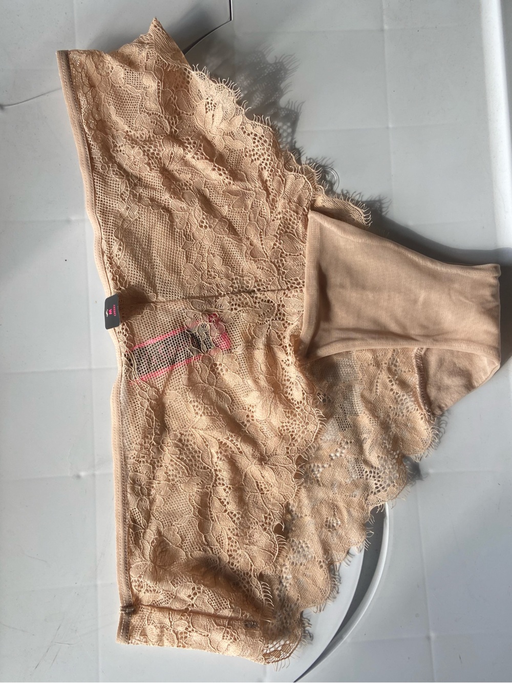 La SENZA Lace Hipster Panty in Nude Beige